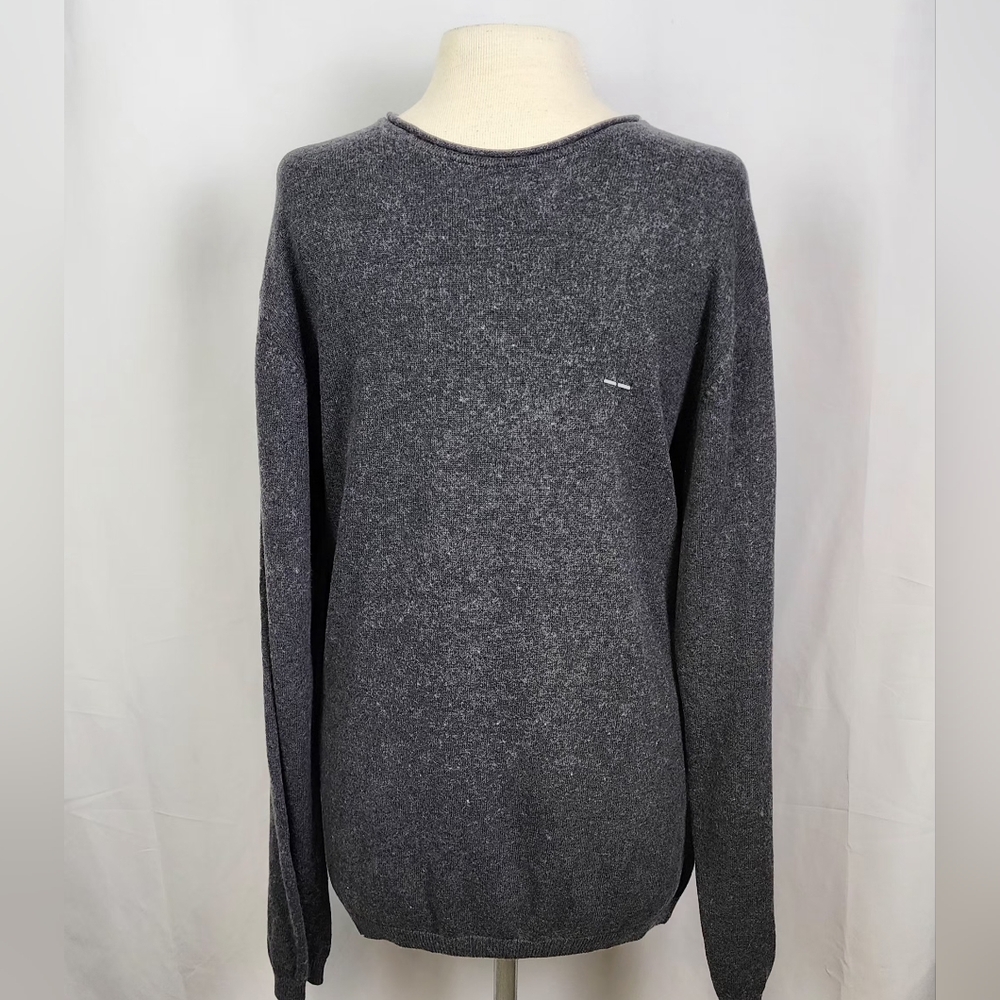 Men's Grey Adolfo Dominguez Sweater Size XXL